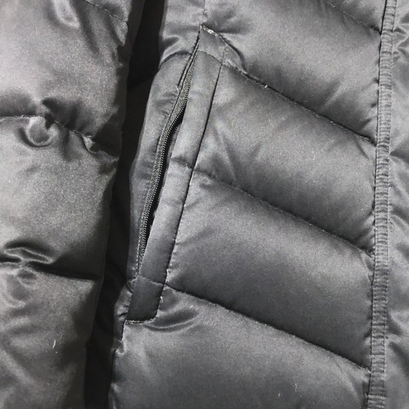 Eddie Bauer goose down jacket Black M - Picture 3 of 11